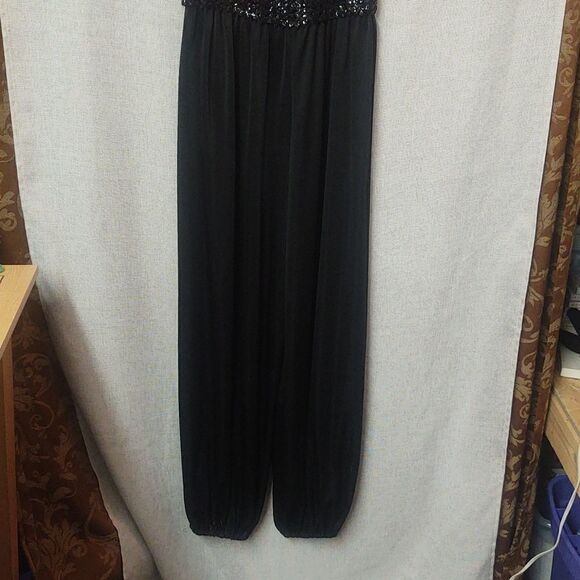 Beautiful vintage bodysuit with shear scarf wrap. - Picture 6 of 9